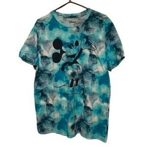 Disney Mickey Mouse Size Large Tie-Dye T-Shirt